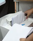 Destruction de papiers